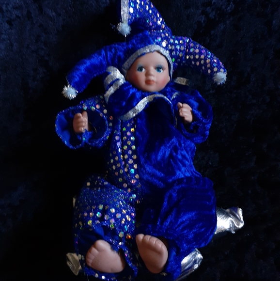 Other - Vintage Harlequin Jester Music Box